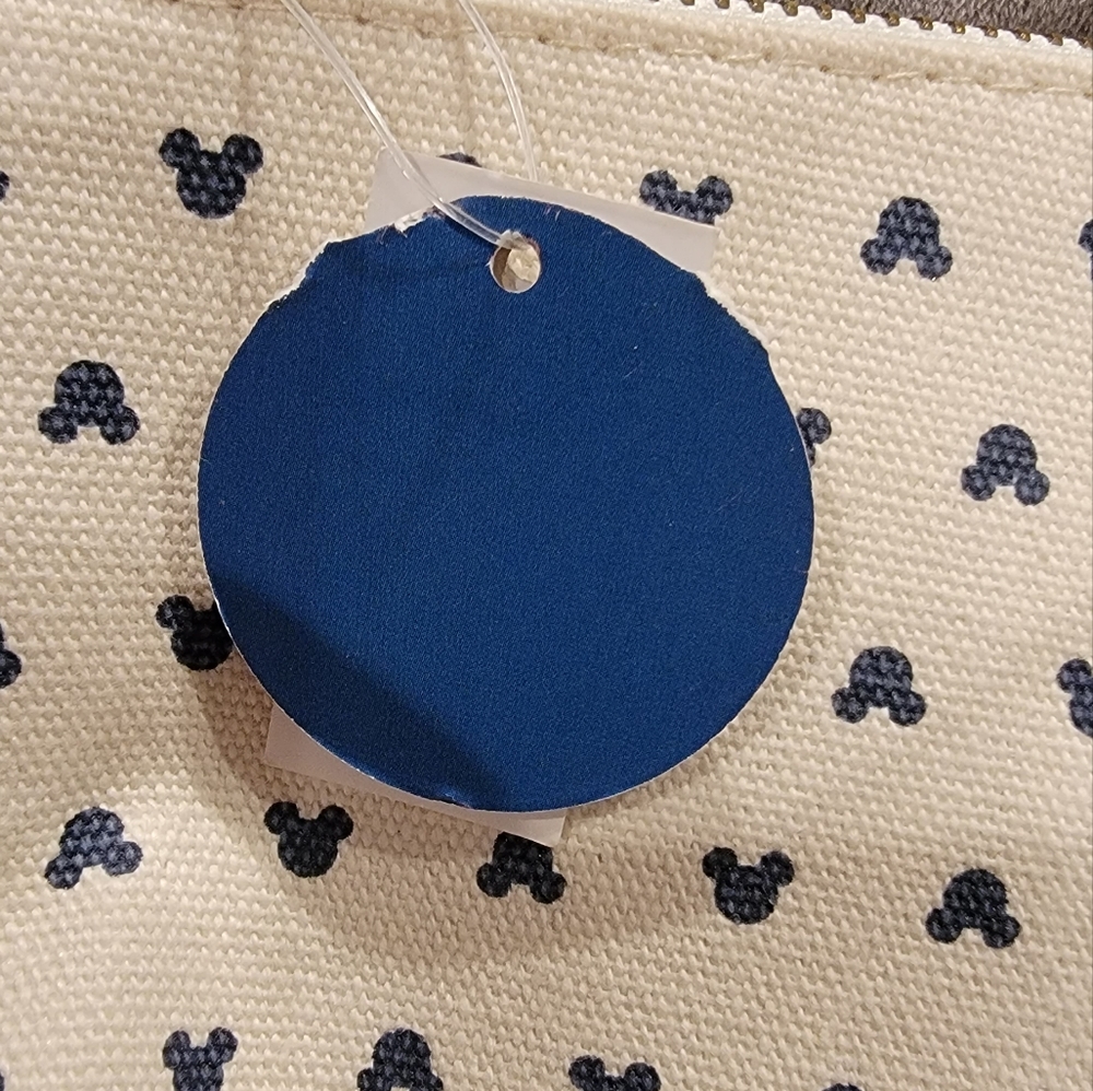 Disney x Junk Food Mickey All Over Print Pencil Shape Style Cosmetic Bag - Beige - Picture 9 of 11